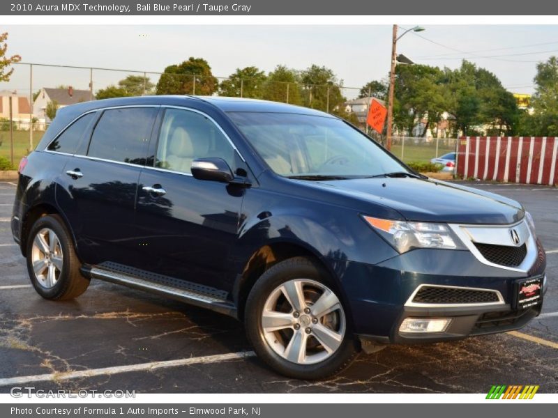 Bali Blue Pearl / Taupe Gray 2010 Acura MDX Technology