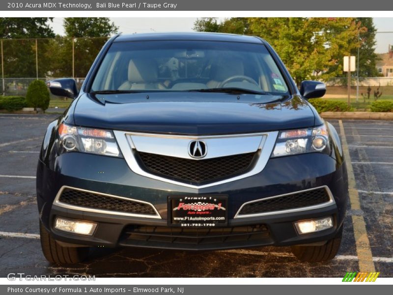 Bali Blue Pearl / Taupe Gray 2010 Acura MDX Technology