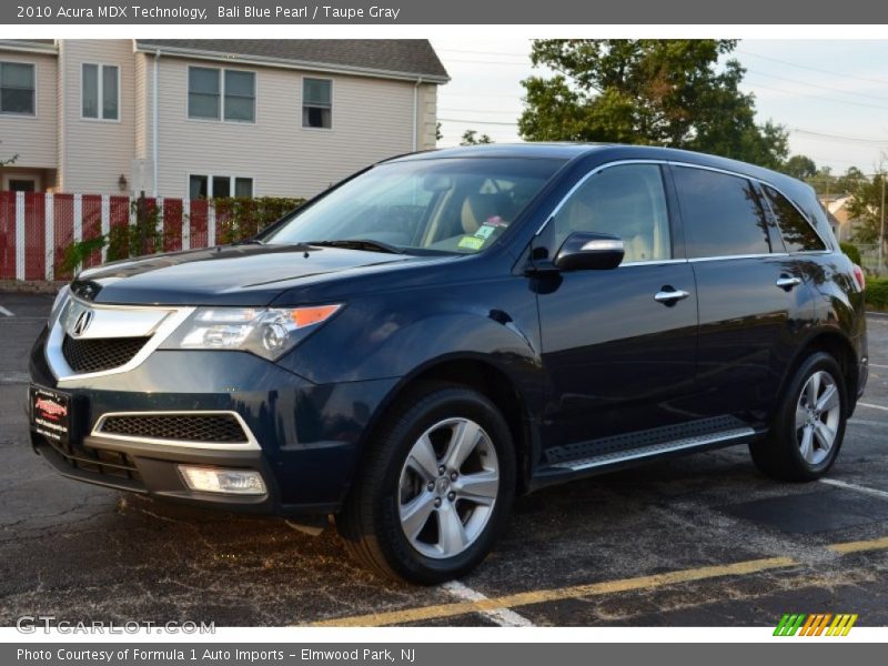 Bali Blue Pearl / Taupe Gray 2010 Acura MDX Technology