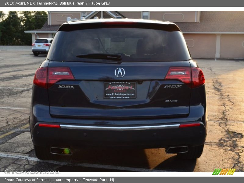 Bali Blue Pearl / Taupe Gray 2010 Acura MDX Technology