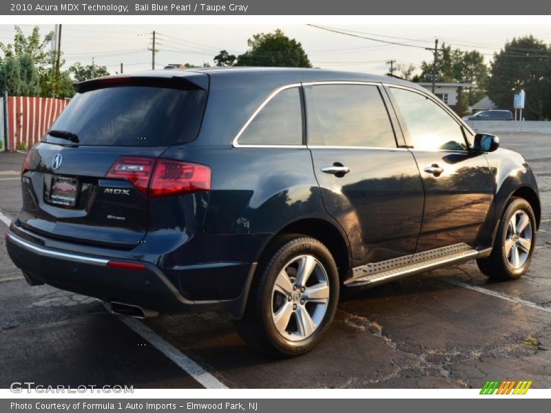 Bali Blue Pearl / Taupe Gray 2010 Acura MDX Technology