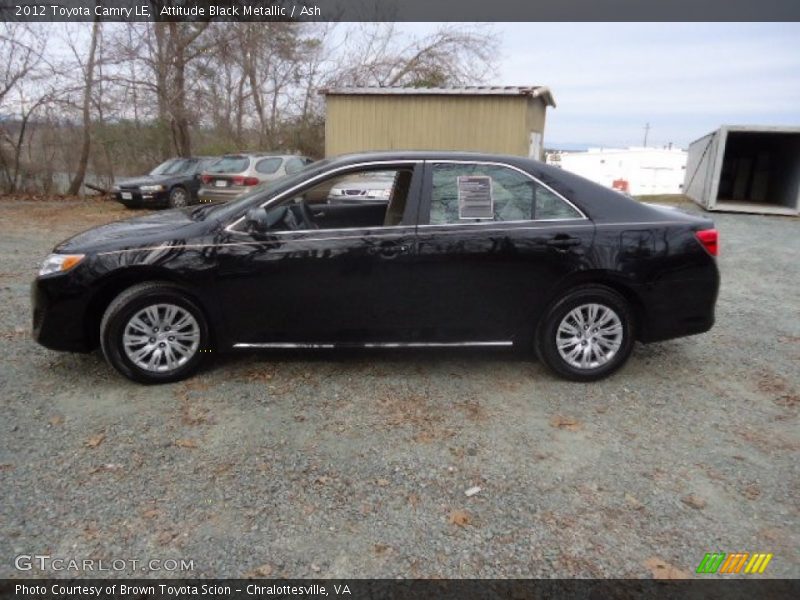 Attitude Black Metallic / Ash 2012 Toyota Camry LE