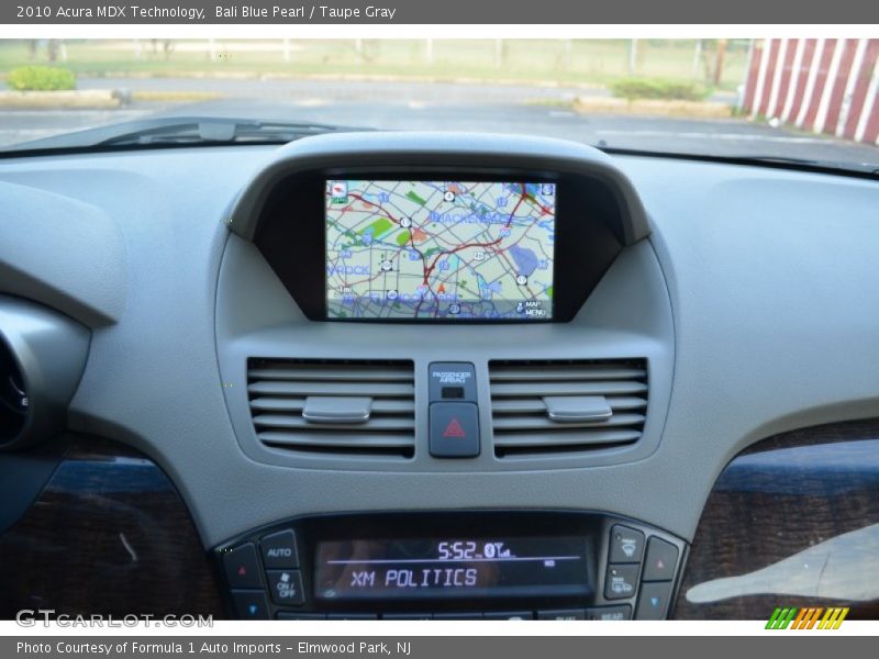 Bali Blue Pearl / Taupe Gray 2010 Acura MDX Technology