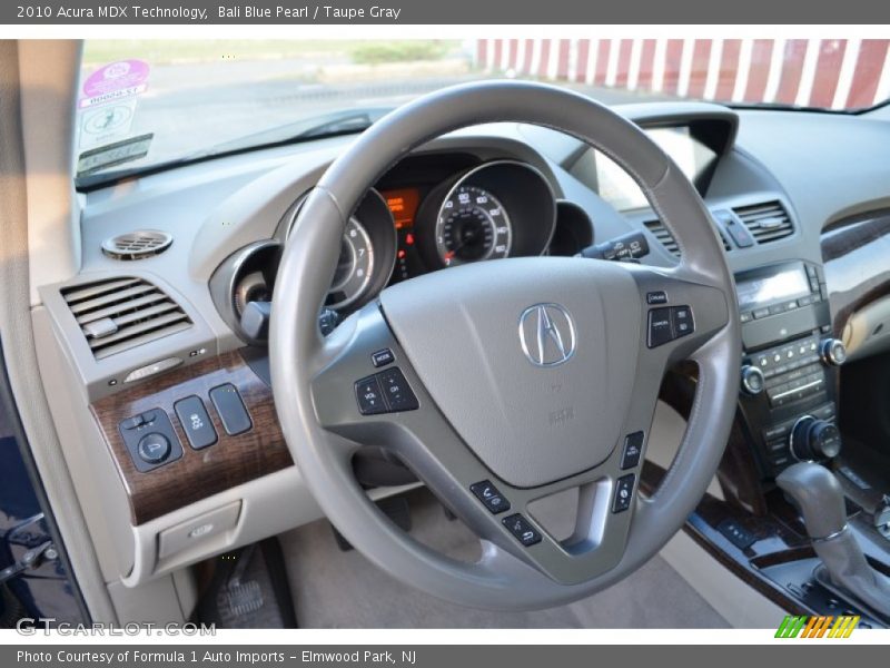 Bali Blue Pearl / Taupe Gray 2010 Acura MDX Technology