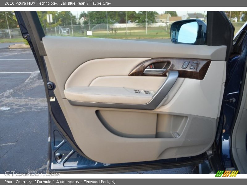 Bali Blue Pearl / Taupe Gray 2010 Acura MDX Technology