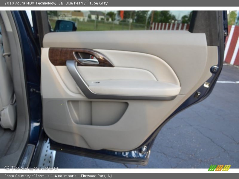 Bali Blue Pearl / Taupe Gray 2010 Acura MDX Technology
