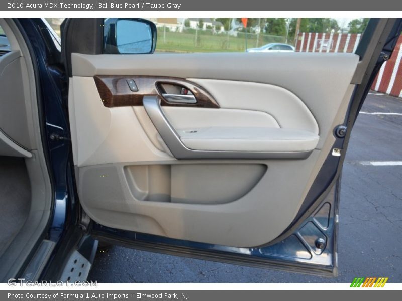 Bali Blue Pearl / Taupe Gray 2010 Acura MDX Technology