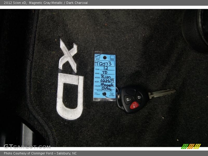 Magnetic Gray Metallic / Dark Charcoal 2012 Scion xD