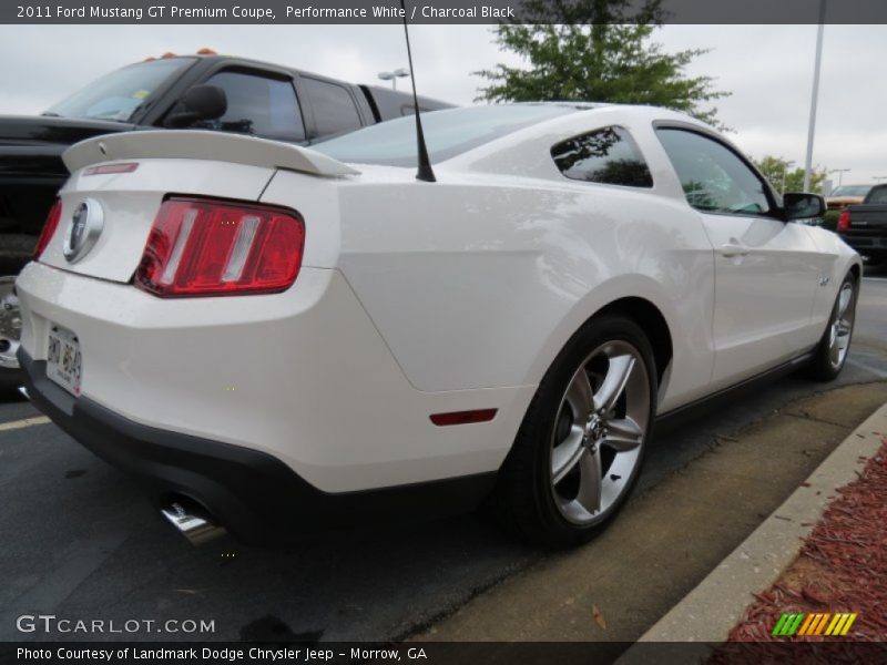 Performance White / Charcoal Black 2011 Ford Mustang GT Premium Coupe