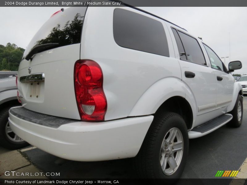 Bright White / Medium Slate Gray 2004 Dodge Durango Limited