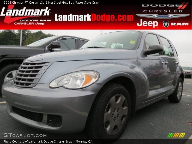 Silver Steel Metallic / Pastel Slate Gray 2008 Chrysler PT Cruiser LX