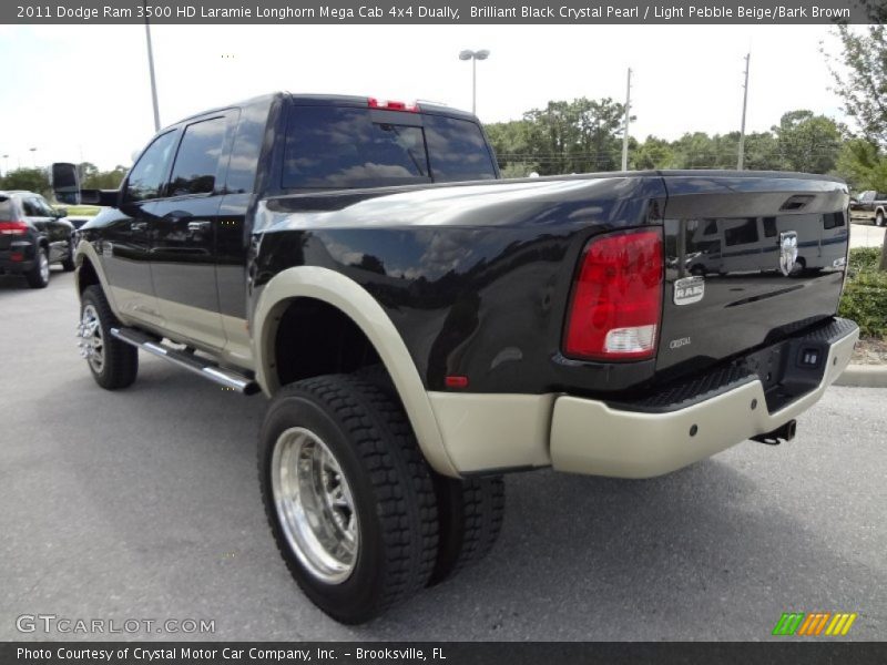  2011 Ram 3500 HD Laramie Longhorn Mega Cab 4x4 Dually Brilliant Black Crystal Pearl