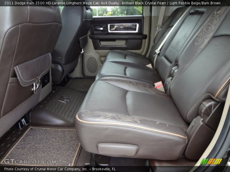 Rear Seat of 2011 Ram 3500 HD Laramie Longhorn Mega Cab 4x4 Dually