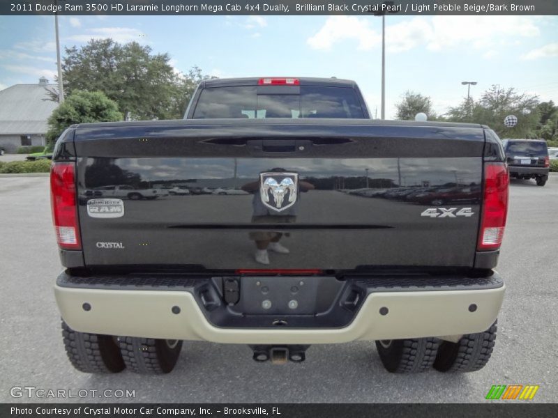  2011 Ram 3500 HD Laramie Longhorn Mega Cab 4x4 Dually Brilliant Black Crystal Pearl