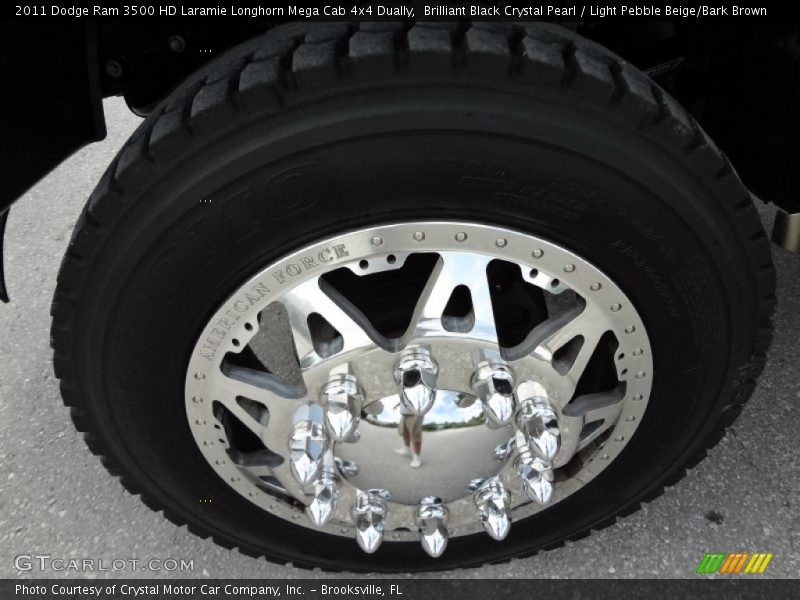 Custom Wheels of 2011 Ram 3500 HD Laramie Longhorn Mega Cab 4x4 Dually