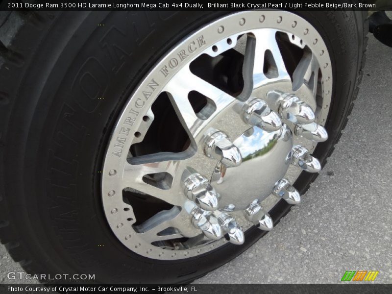 Custom Wheels of 2011 Ram 3500 HD Laramie Longhorn Mega Cab 4x4 Dually