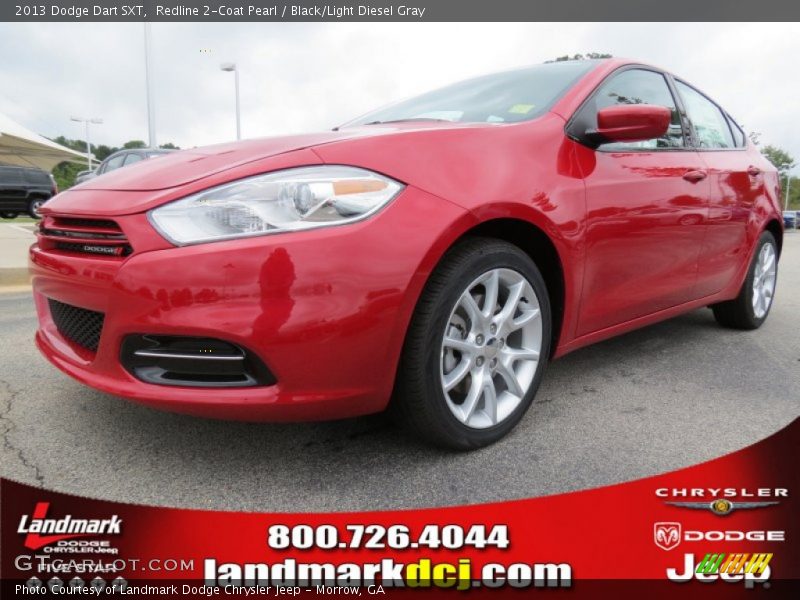 Redline 2-Coat Pearl / Black/Light Diesel Gray 2013 Dodge Dart SXT