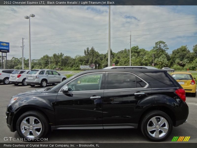 Black Granite Metallic / Light Titanium/Jet Black 2012 Chevrolet Equinox LTZ