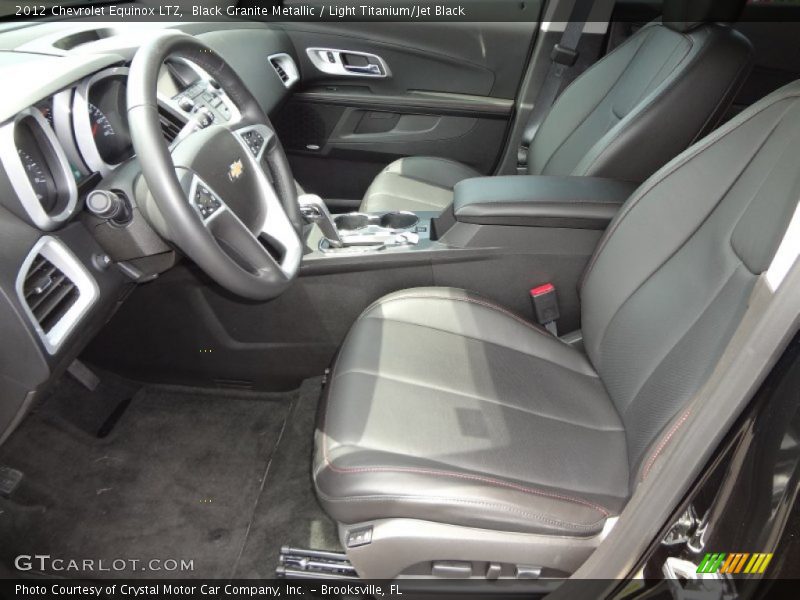 Black Granite Metallic / Light Titanium/Jet Black 2012 Chevrolet Equinox LTZ