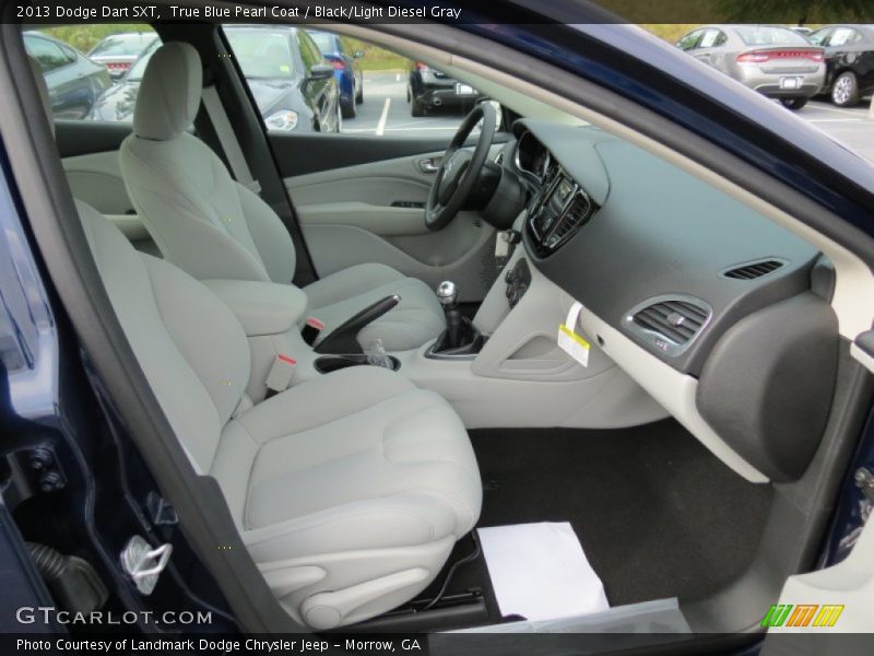  2013 Dart SXT Black/Light Diesel Gray Interior
