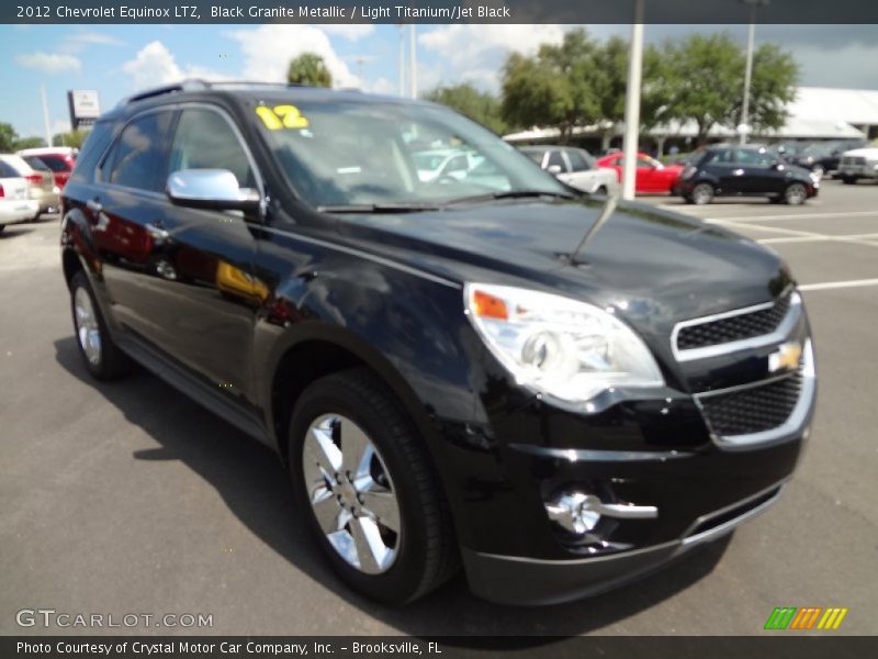 Black Granite Metallic / Light Titanium/Jet Black 2012 Chevrolet Equinox LTZ