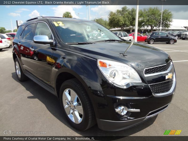 Black Granite Metallic / Light Titanium/Jet Black 2012 Chevrolet Equinox LTZ