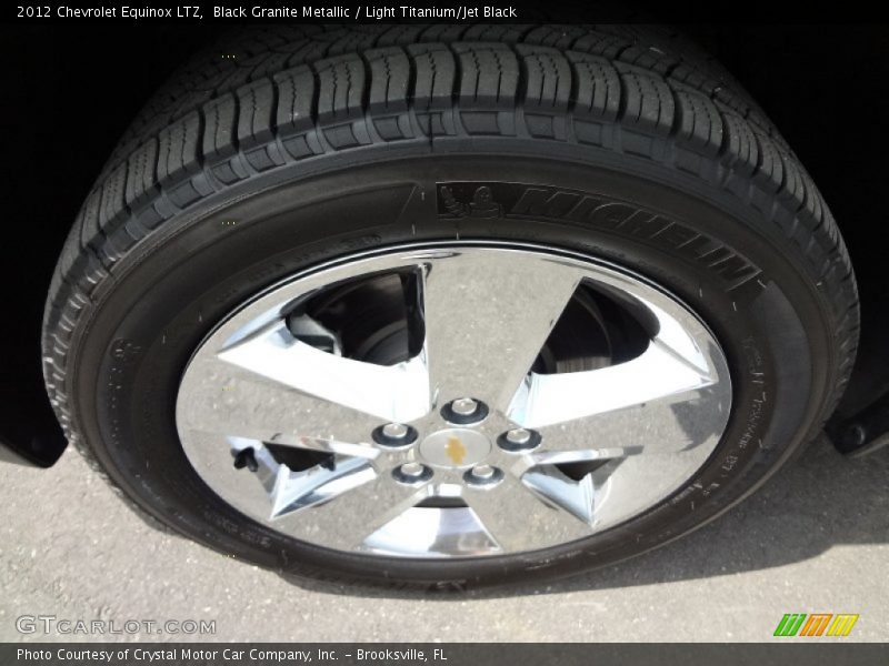 Black Granite Metallic / Light Titanium/Jet Black 2012 Chevrolet Equinox LTZ