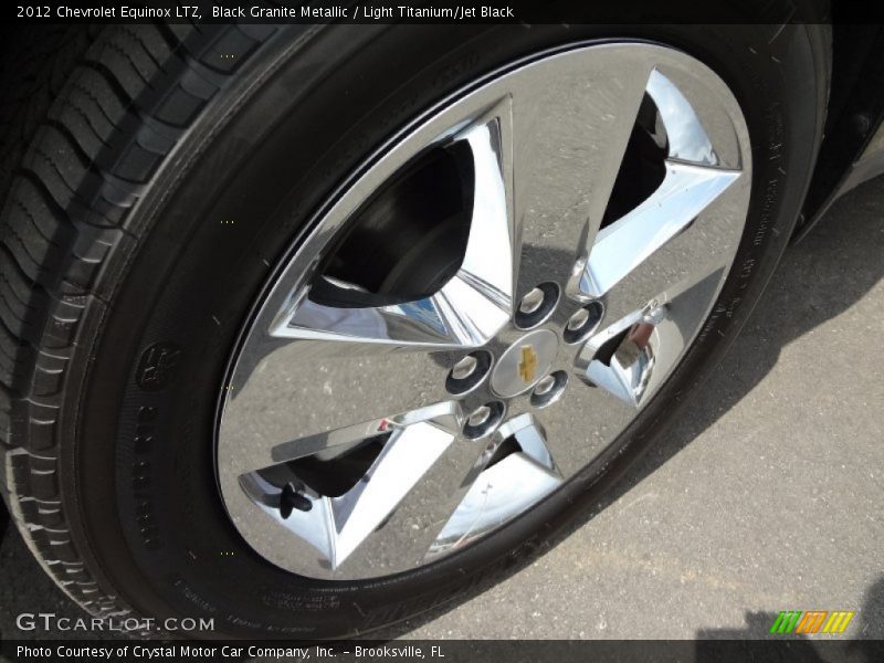 Black Granite Metallic / Light Titanium/Jet Black 2012 Chevrolet Equinox LTZ