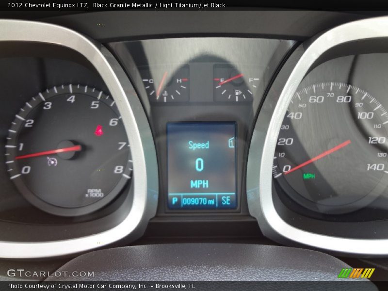 Black Granite Metallic / Light Titanium/Jet Black 2012 Chevrolet Equinox LTZ