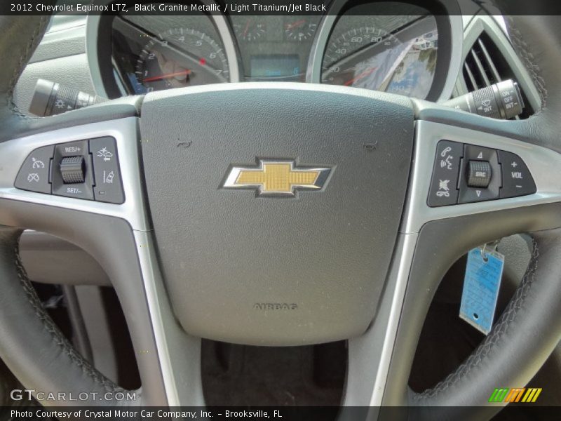 Black Granite Metallic / Light Titanium/Jet Black 2012 Chevrolet Equinox LTZ