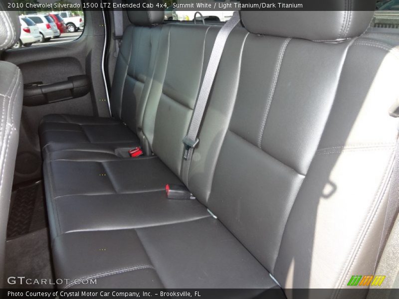 Summit White / Light Titanium/Dark Titanium 2010 Chevrolet Silverado 1500 LTZ Extended Cab 4x4