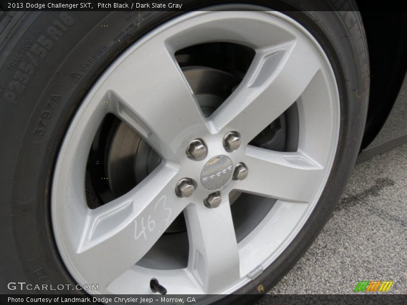 Pitch Black / Dark Slate Gray 2013 Dodge Challenger SXT