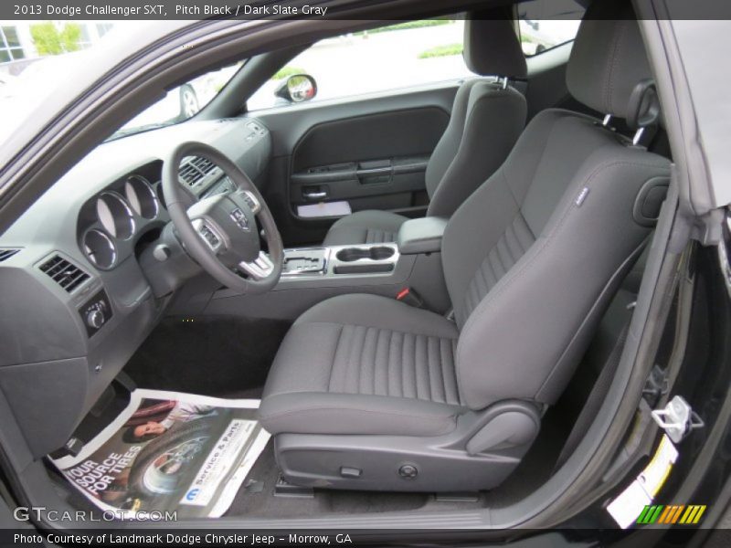Pitch Black / Dark Slate Gray 2013 Dodge Challenger SXT