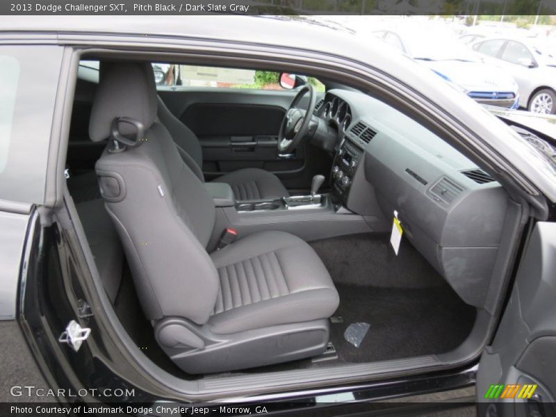 Pitch Black / Dark Slate Gray 2013 Dodge Challenger SXT