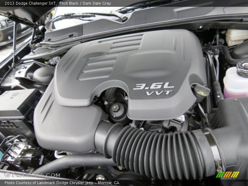 Pitch Black / Dark Slate Gray 2013 Dodge Challenger SXT