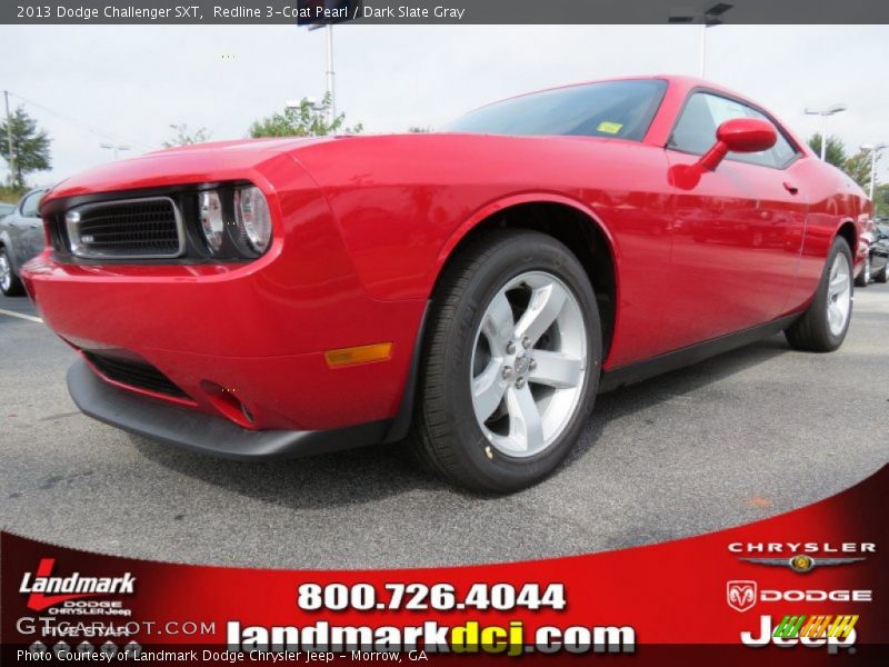 Redline 3-Coat Pearl / Dark Slate Gray 2013 Dodge Challenger SXT
