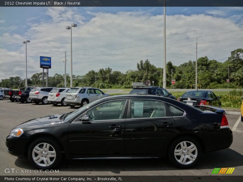 Black / Neutral 2012 Chevrolet Impala LT