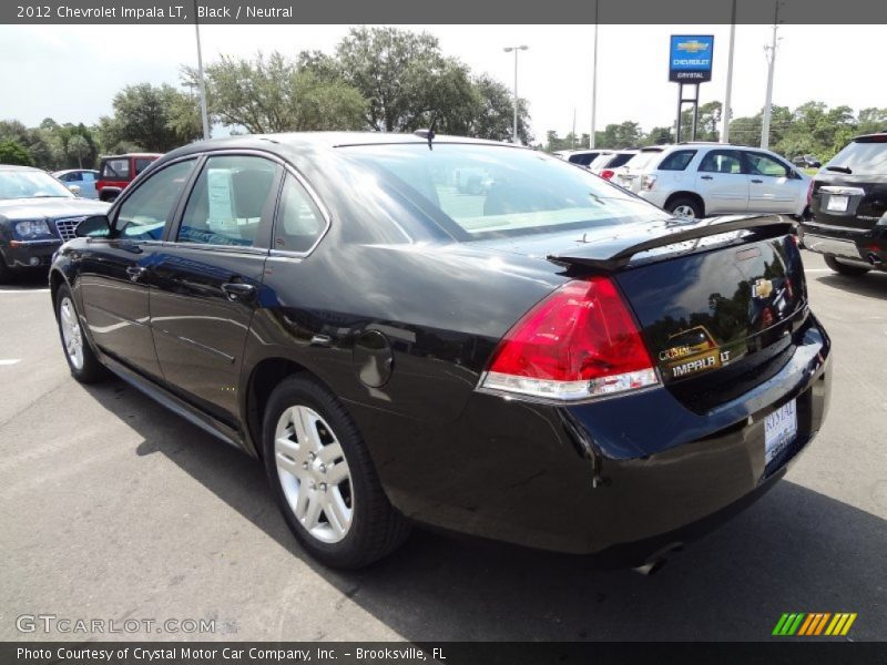 Black / Neutral 2012 Chevrolet Impala LT