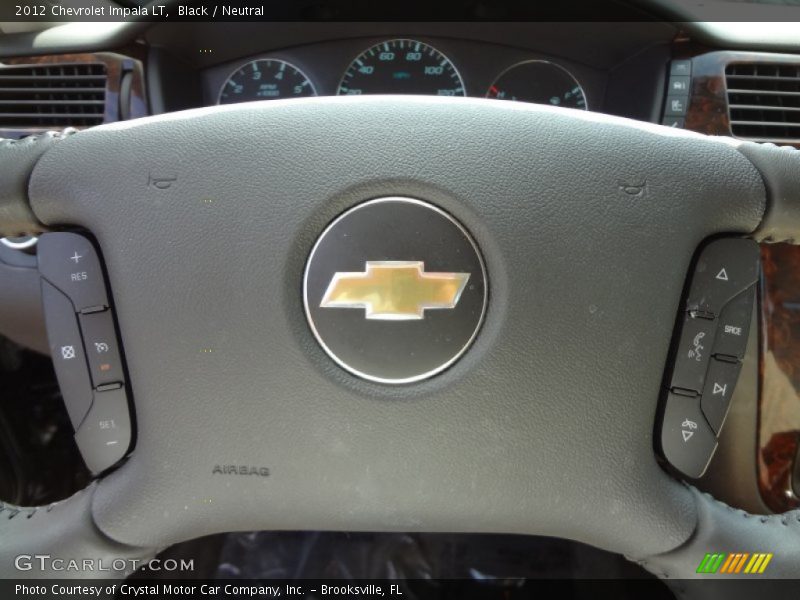 Black / Neutral 2012 Chevrolet Impala LT