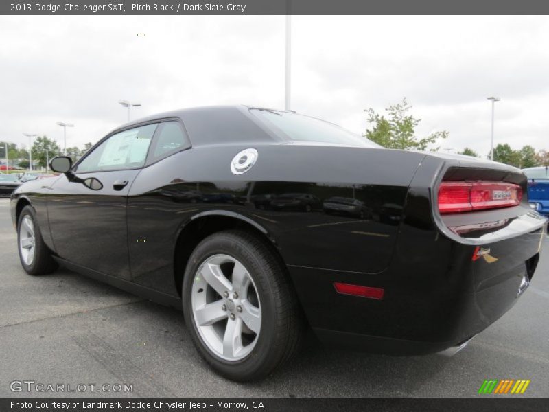 Pitch Black / Dark Slate Gray 2013 Dodge Challenger SXT