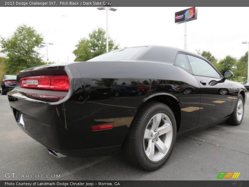 Pitch Black / Dark Slate Gray 2013 Dodge Challenger SXT