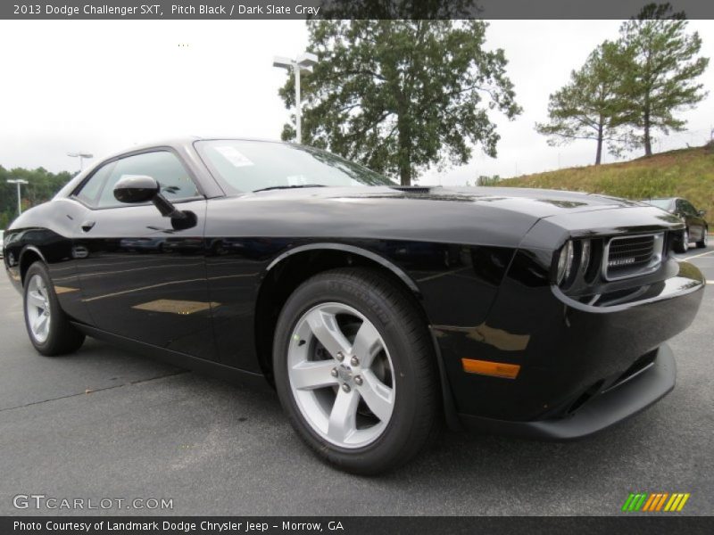 Pitch Black / Dark Slate Gray 2013 Dodge Challenger SXT