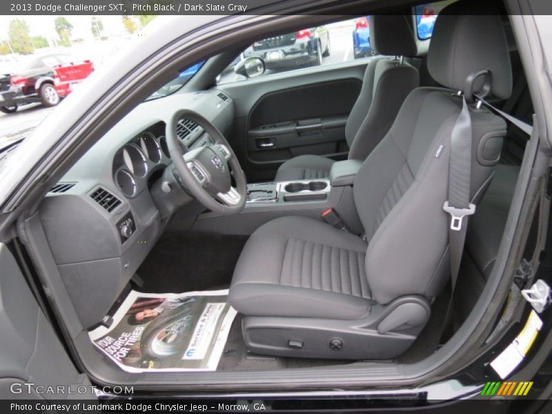 Pitch Black / Dark Slate Gray 2013 Dodge Challenger SXT