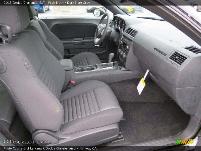 Pitch Black / Dark Slate Gray 2013 Dodge Challenger SXT