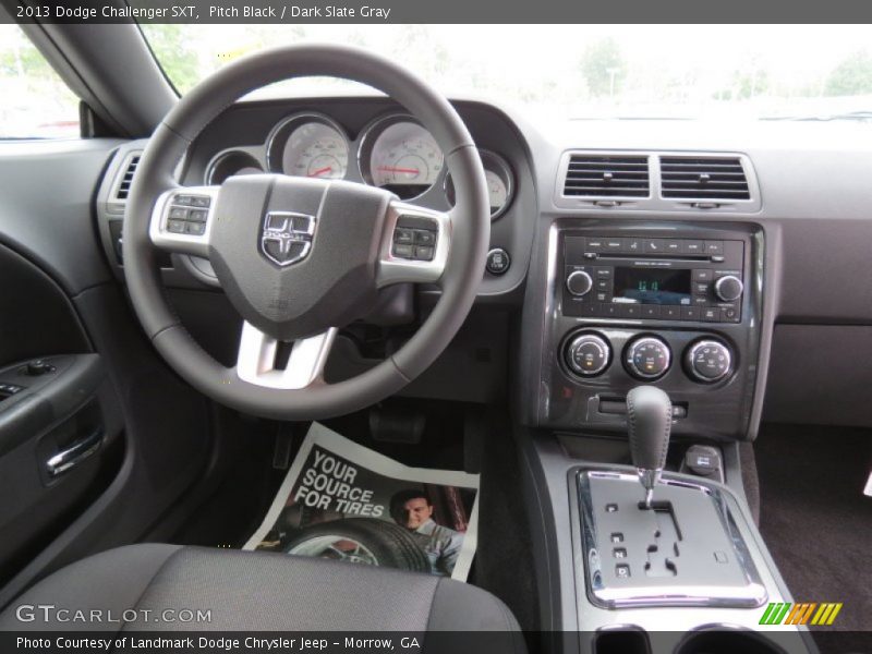 Pitch Black / Dark Slate Gray 2013 Dodge Challenger SXT