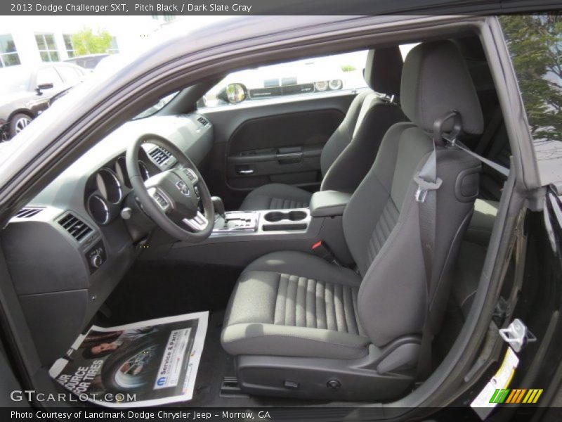 Pitch Black / Dark Slate Gray 2013 Dodge Challenger SXT