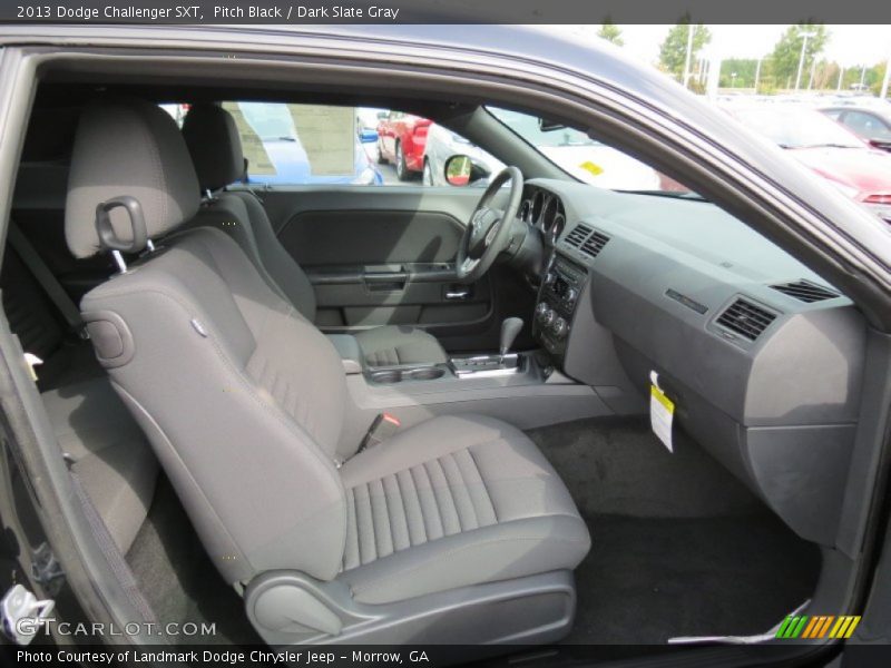 Pitch Black / Dark Slate Gray 2013 Dodge Challenger SXT