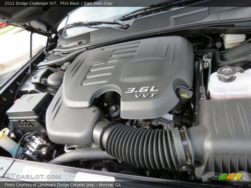 Pitch Black / Dark Slate Gray 2013 Dodge Challenger SXT