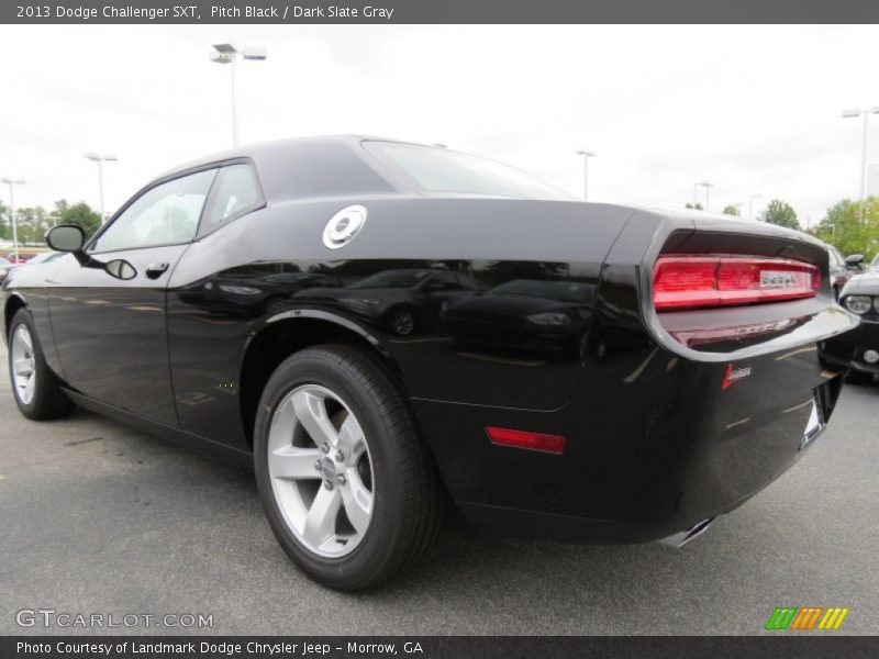 Pitch Black / Dark Slate Gray 2013 Dodge Challenger SXT