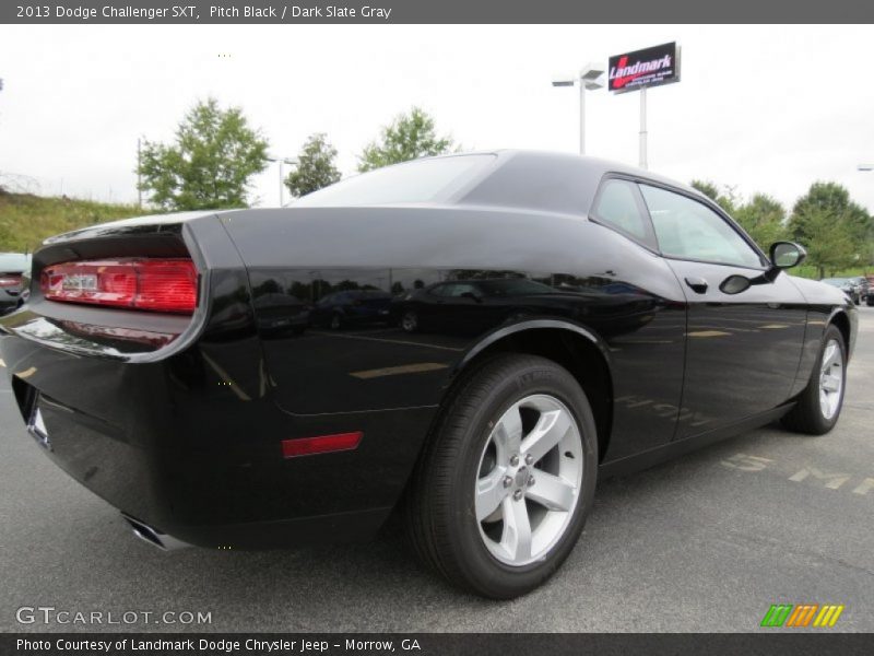 Pitch Black / Dark Slate Gray 2013 Dodge Challenger SXT